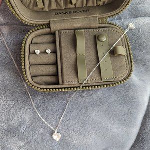 Swarovski Heart Necklace & Earrings Set